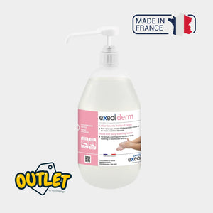 Lotion lavante mains et corps - Exeol derm - Sodel // Date courte Exeol  1-flacon-pompe-de-1L