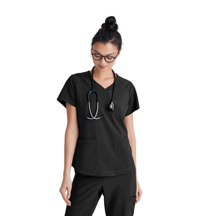 Luma – Tunika mit V-Ausschnitt – Damen – Grey’s Anatomy Evolve Grey’s Anatomy  Schwarz / XL
