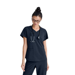 Luma – Tunika mit V-Ausschnitt – Damen – Grey’s Anatomy Evolve Grey’s Anatomy – Anthrazitgrau / XL