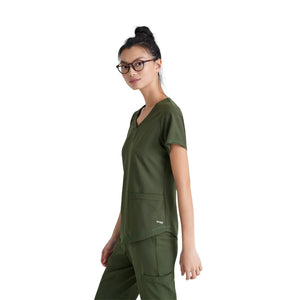Luma – Tunika mit V-Ausschnitt – Damen – Grey’s Anatomy Evolve Grey’s Anatomy 