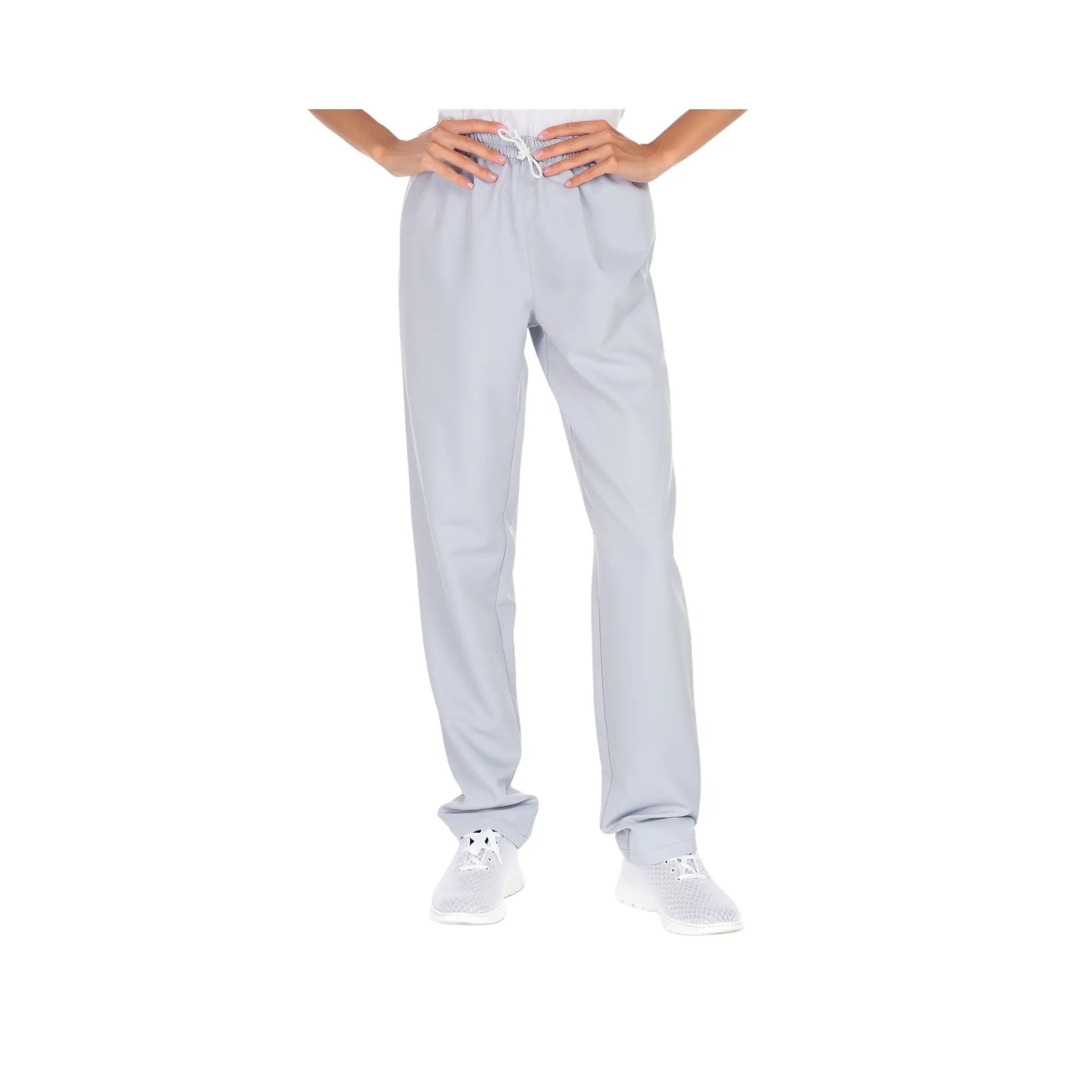 Madagascar - Pantalon - Mixte - Ceinture élastique - sans poche My Blouse  Gris-Clair-T6-XXXL