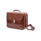 Deluxe DOCTOR-Heimkoffer – braunes Leder – optionaler Rollwagen