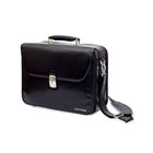 Deluxe DOCTOR-Heimkoffer – Schwarzes Leder – Optionaler Trolley mit Rollen