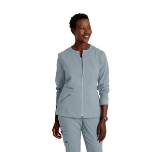 Millie - Veste médicale Zip - Femme - Grey’s Anatomy Stretch Grey’s Anatomy  Gris Clair / XL
