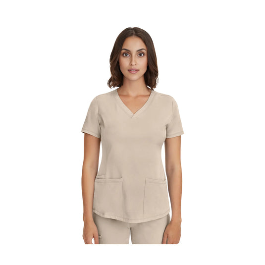 Monique - Tunique médicale - Col V - Femme - Healing Hands - 1 Healing Hands  Kaki Clair / 3XL