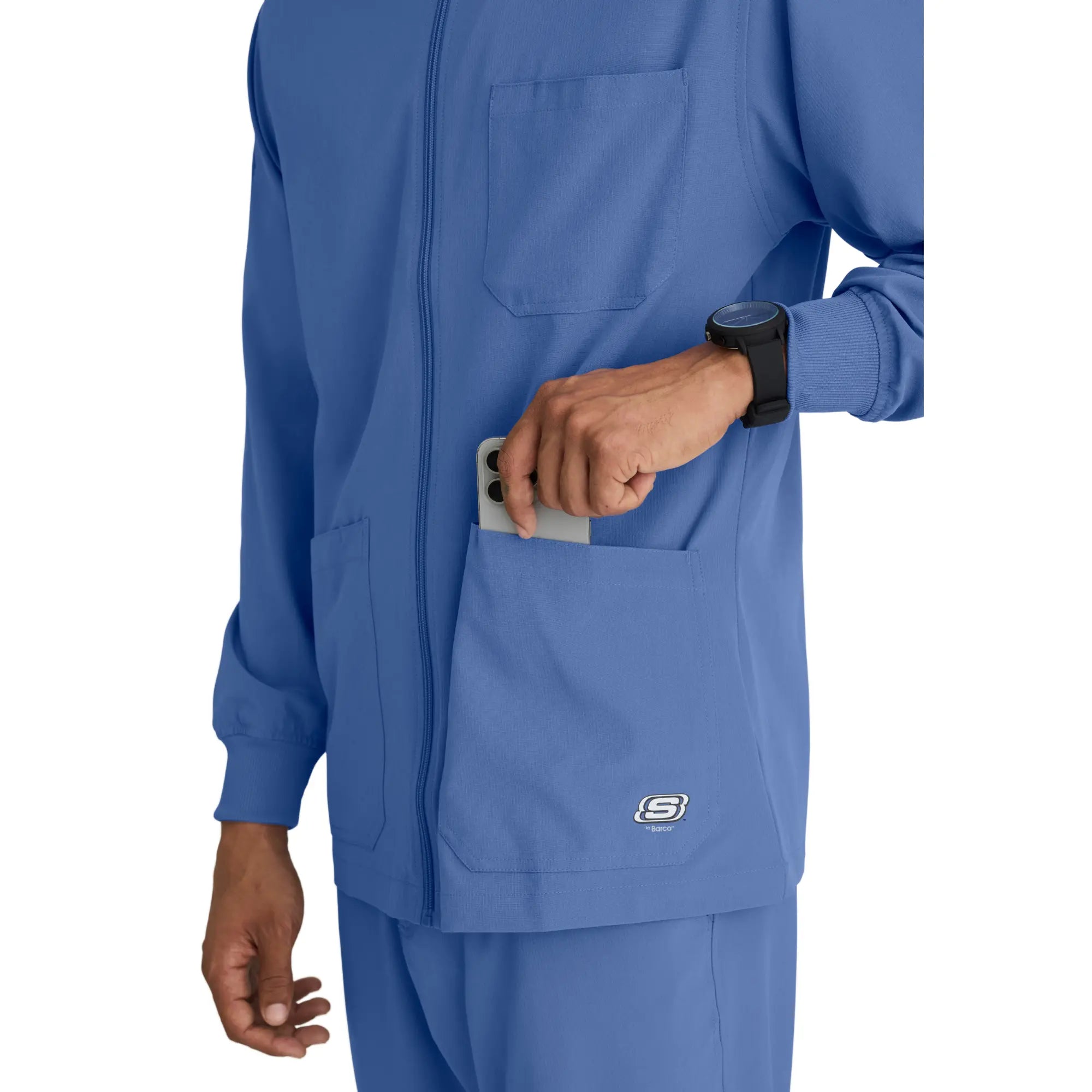 Oly - Veste médicale col rond - Homme - Skechers SKECHERS 