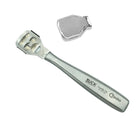 Pialla calli in acciaio inox con adattatore per raspa - Lama orizzontale - 14,5 cm - Credo