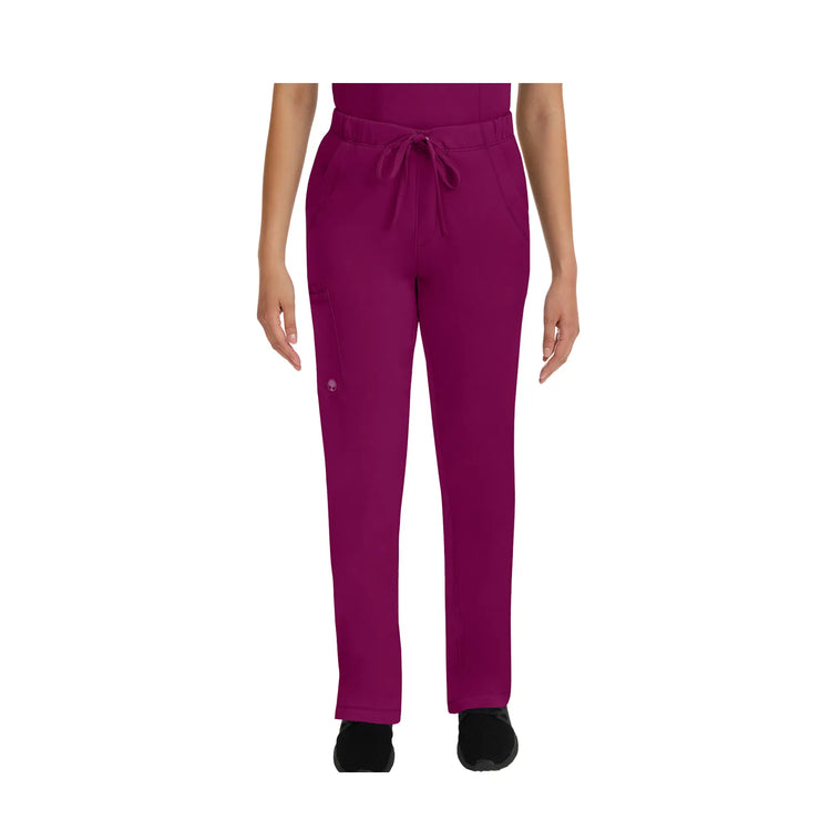 Rebecca - Pantalon évasé avec cordon de serrage - Femme - Healing Hands - Couleur 2 Healing Hands  Bordeaux / 3XL