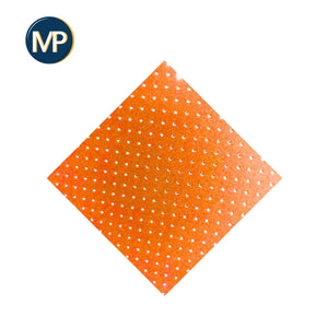 Rivestimento My Carefoam 35 - 1,5 mm - Shore 33 - 1 x 1 mt - 7 colori MP Perforato-Arancio Scuro