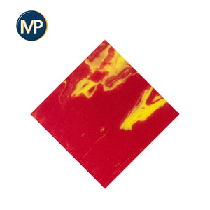PE Rivestimento in EVA - Shore 30 - 1mm - 1035 x 1030 mm - 15 colori MP Giallo-rosso