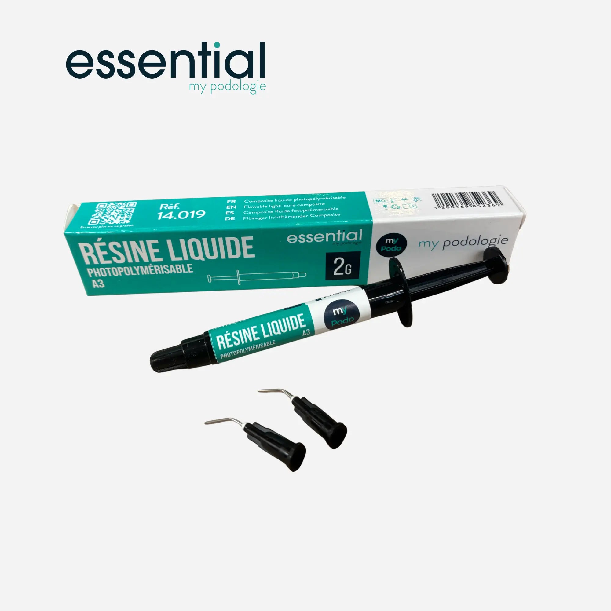 Résine composite liquide photopolymérisable - Pour Onychoplasties - 2mL Essential 