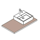 Rubinetto adatto per lavabo quadrato - Ruck