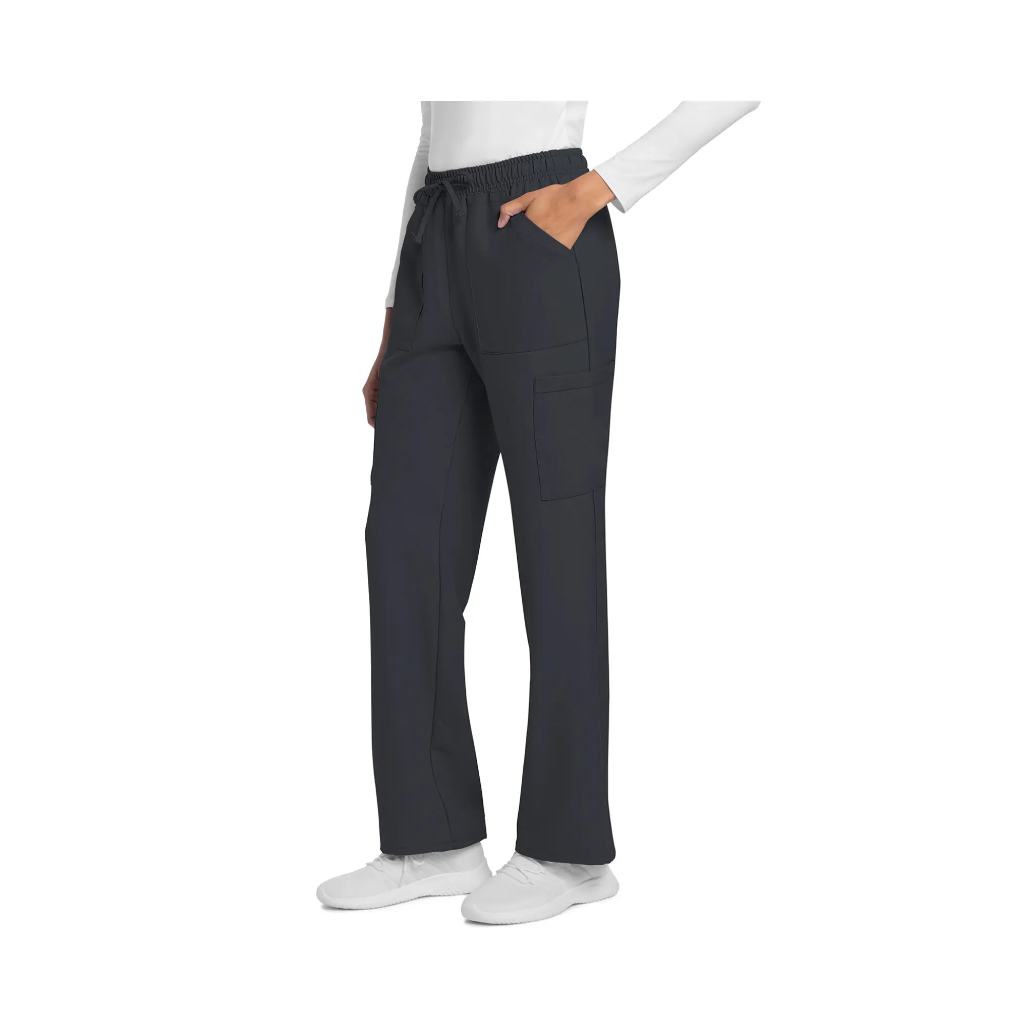 Saint-Malo - Pantalon jambes droites à cordon de serrage - Femme - Cherokee Cherokee Authentic Workwear 