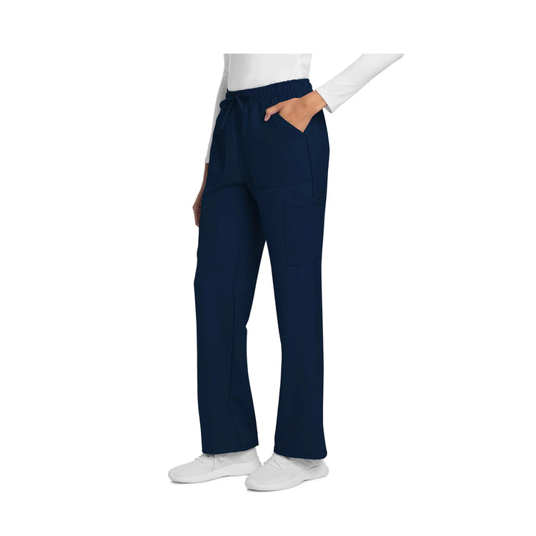Saint-Malo - Pantalon jambes droites à cordon de serrage - Femme - Cherokee Cherokee Authentic Workwear 