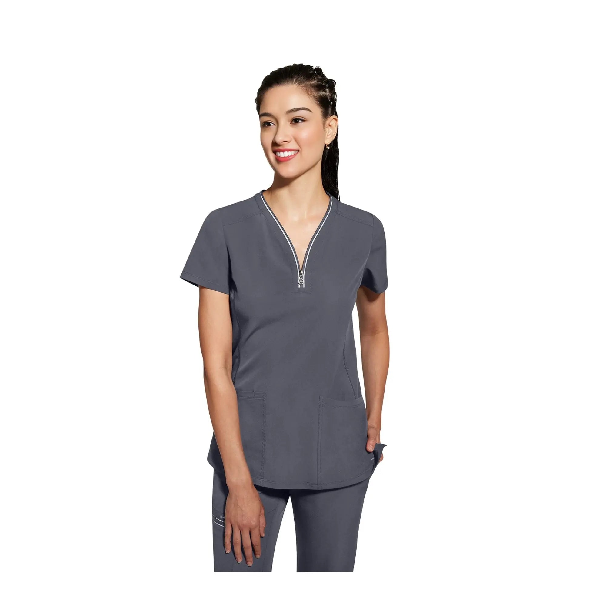 Sonia - Zipped V-neck tunic - Women - Healing Hands Healing Hands 