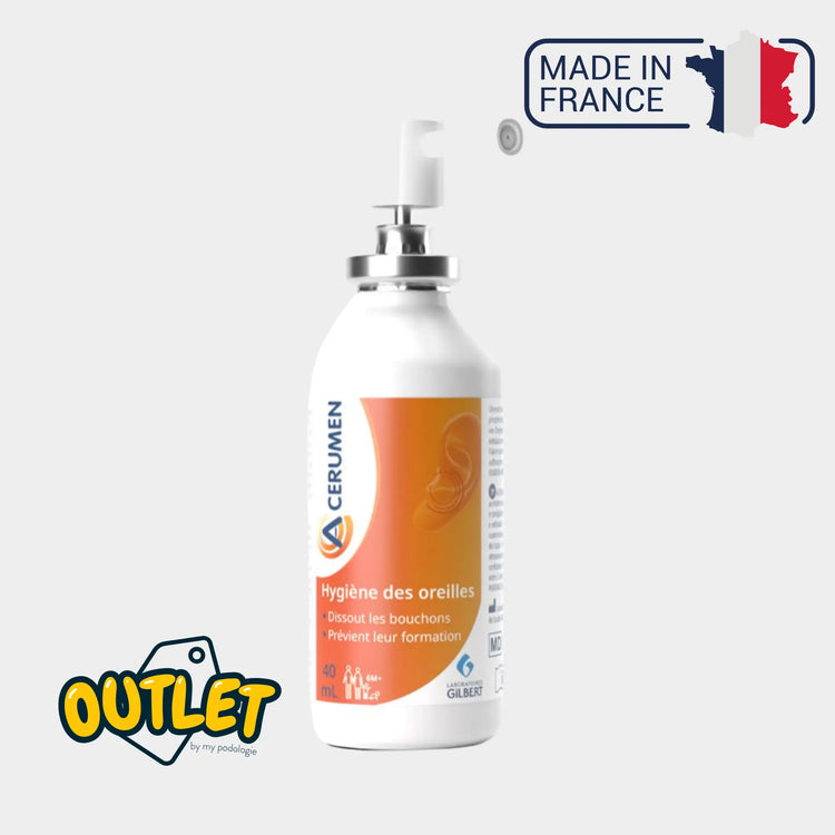 Spray Hygiène des oreilles - 40ml coloré - A-Cerumen // Date dépassée Laboratoires Gilbert 