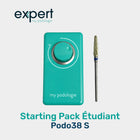 „Häusliche Pflege“-Studenten-Startpaket – 1 mintgrüner Podo38S-Mikromotor + 1 Wolframkarbid-Nagelschneider