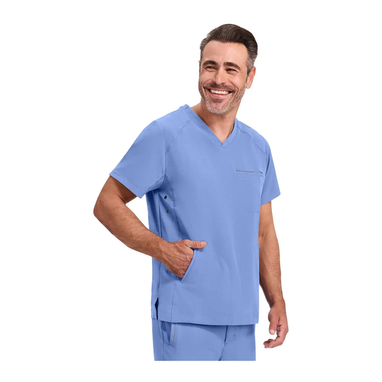 Steven - Casacca medica - Scollo a V - Uomo - Mani curative Mani curative 