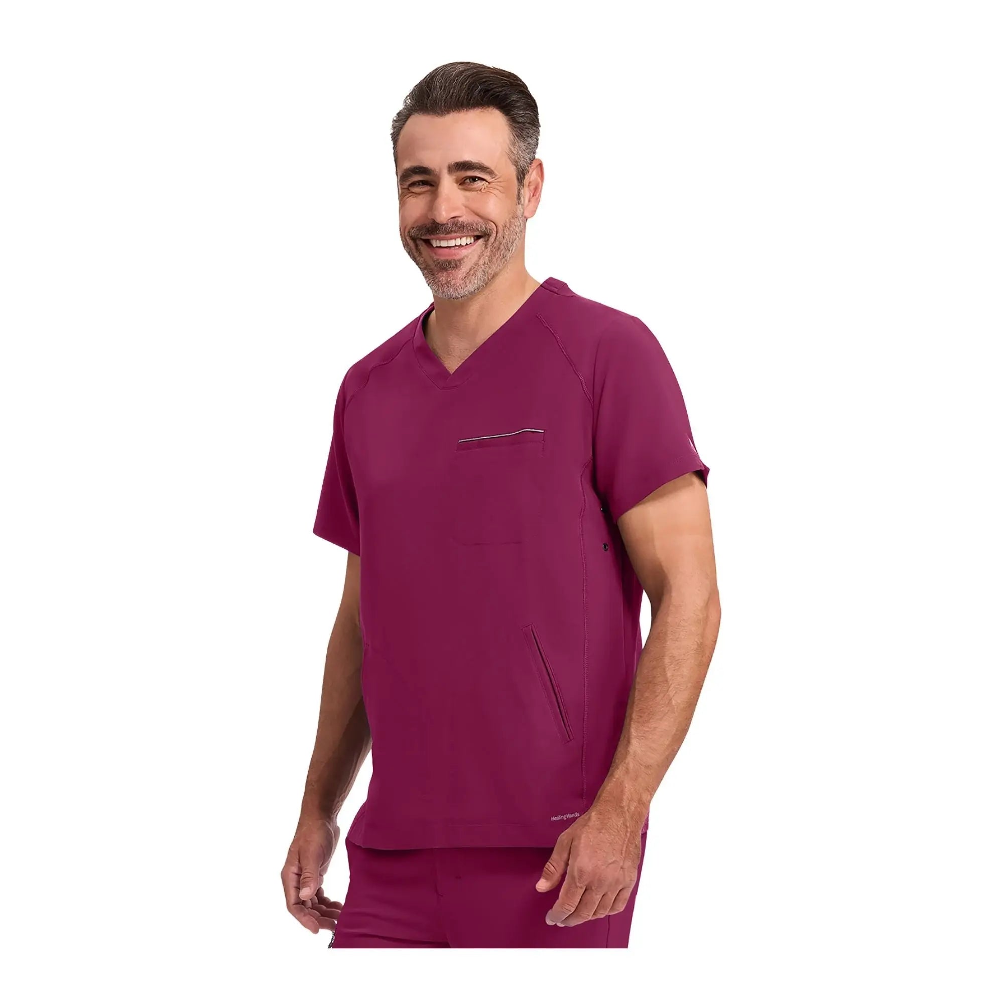 Steven - Casacca medica - Scollo a V - Uomo - Mani curative Mani curative 