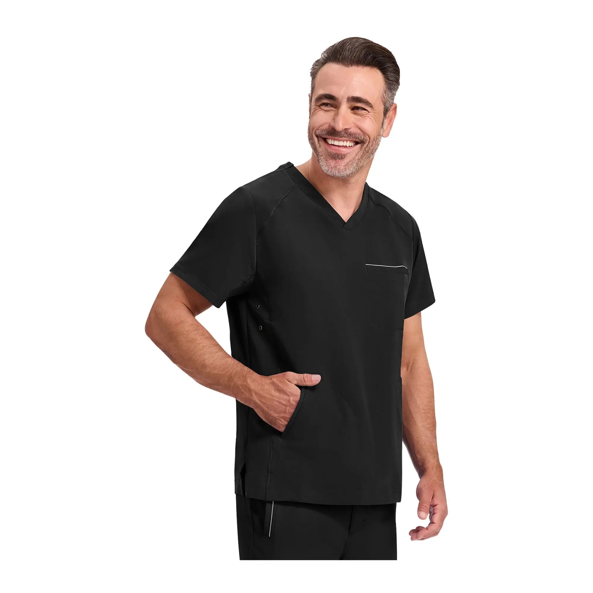 Steven - Casacca medica - Scollo a V - Uomo - Mani curative Mani curative 