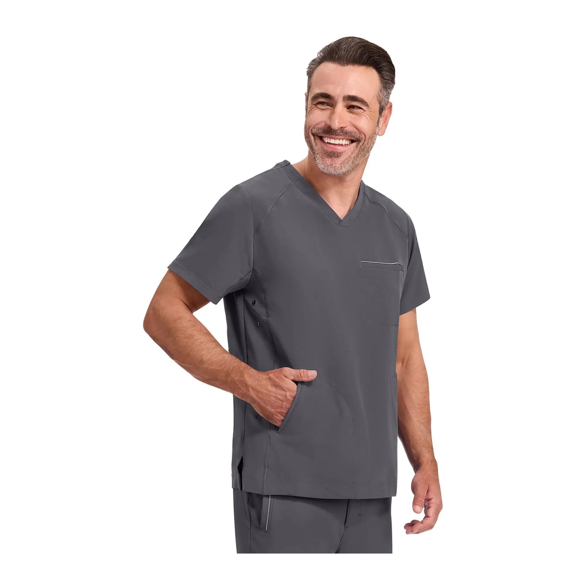 Steven - Casacca medica - Scollo a V - Uomo - Mani curative Mani curative 