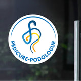 Sticker vitrine Pédicure-Podologue ONPP - Pour votre cabinet de podologie