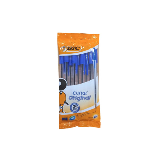 Kugelschreiber - mittelblau 1 mm - Cristal Original - 8 Stück - BIC Bic 